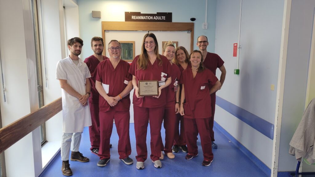 ishlt prix equipe rea adulte .docx - Reconnaissance internationale pour le service de réanimation adulte de l'Hôpital Marie-Lannelongue