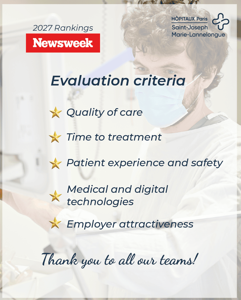 plan de travail 1 - Global Hospital Rating 2027: Saint-Joseph and Marie-Lannelongue Hospitals honored once again